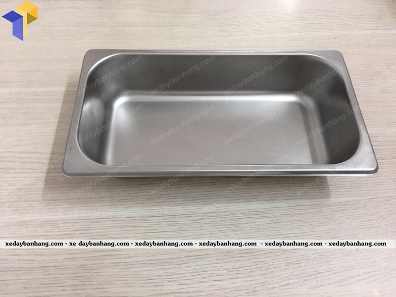 Bán khay inox đựng topping