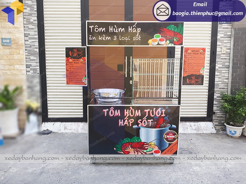 Tủ xe bán đồ ăn vặt