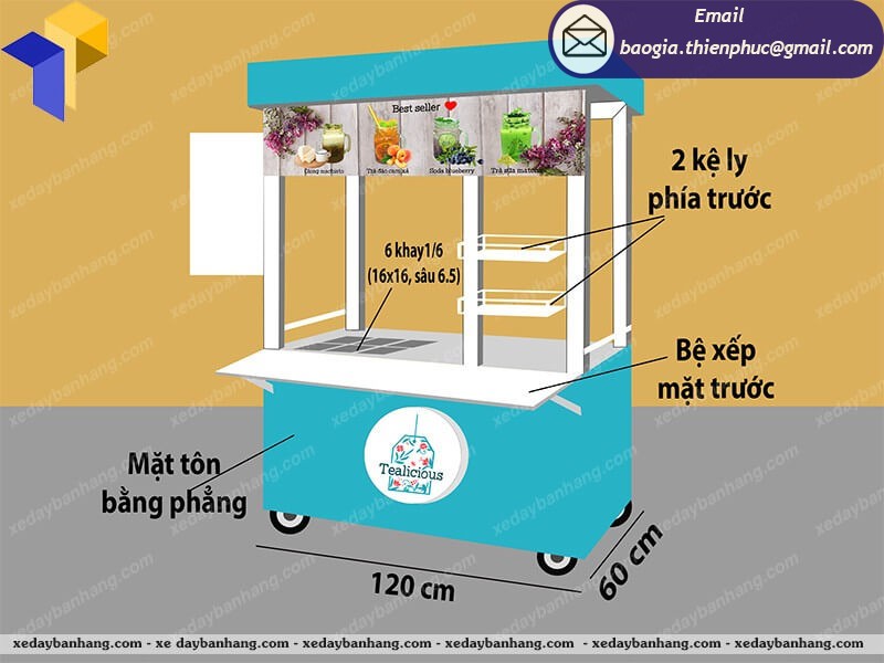 cung cấp xe trà sữa