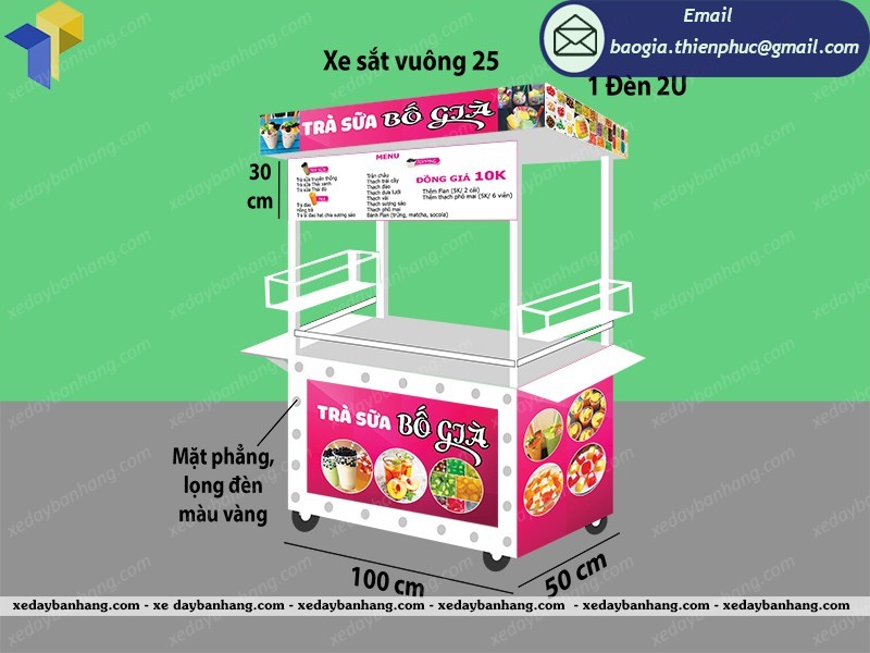 xe trà sữa quận 4